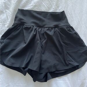 Abercrombie YPB Women's Black Athletic Lined Shorts